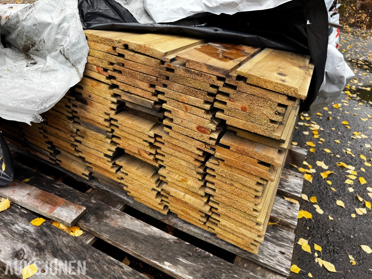 1 pakke kledning 19x148 mm impregnert