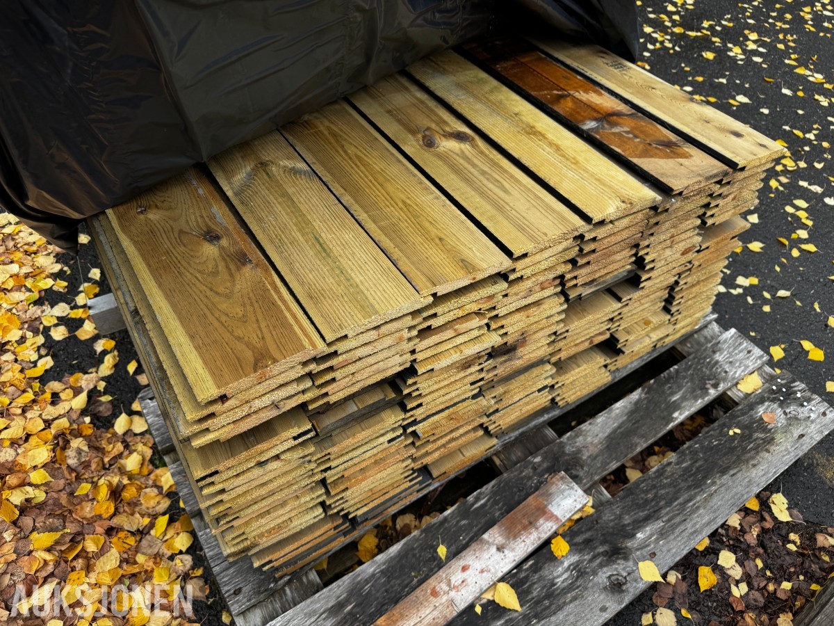 1 pakke kledning 19x148 mm impregnert