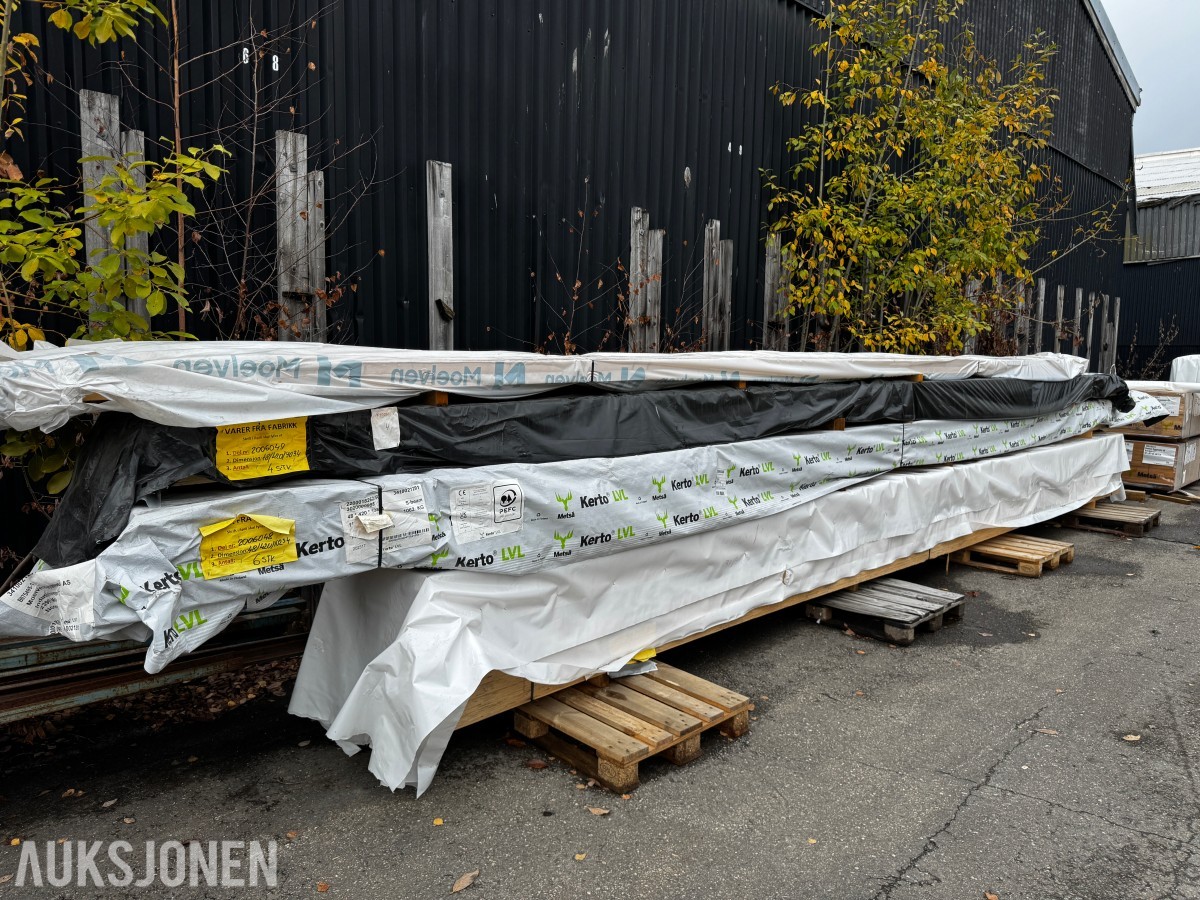 4 pakker Kerto bjelker i lange lengder