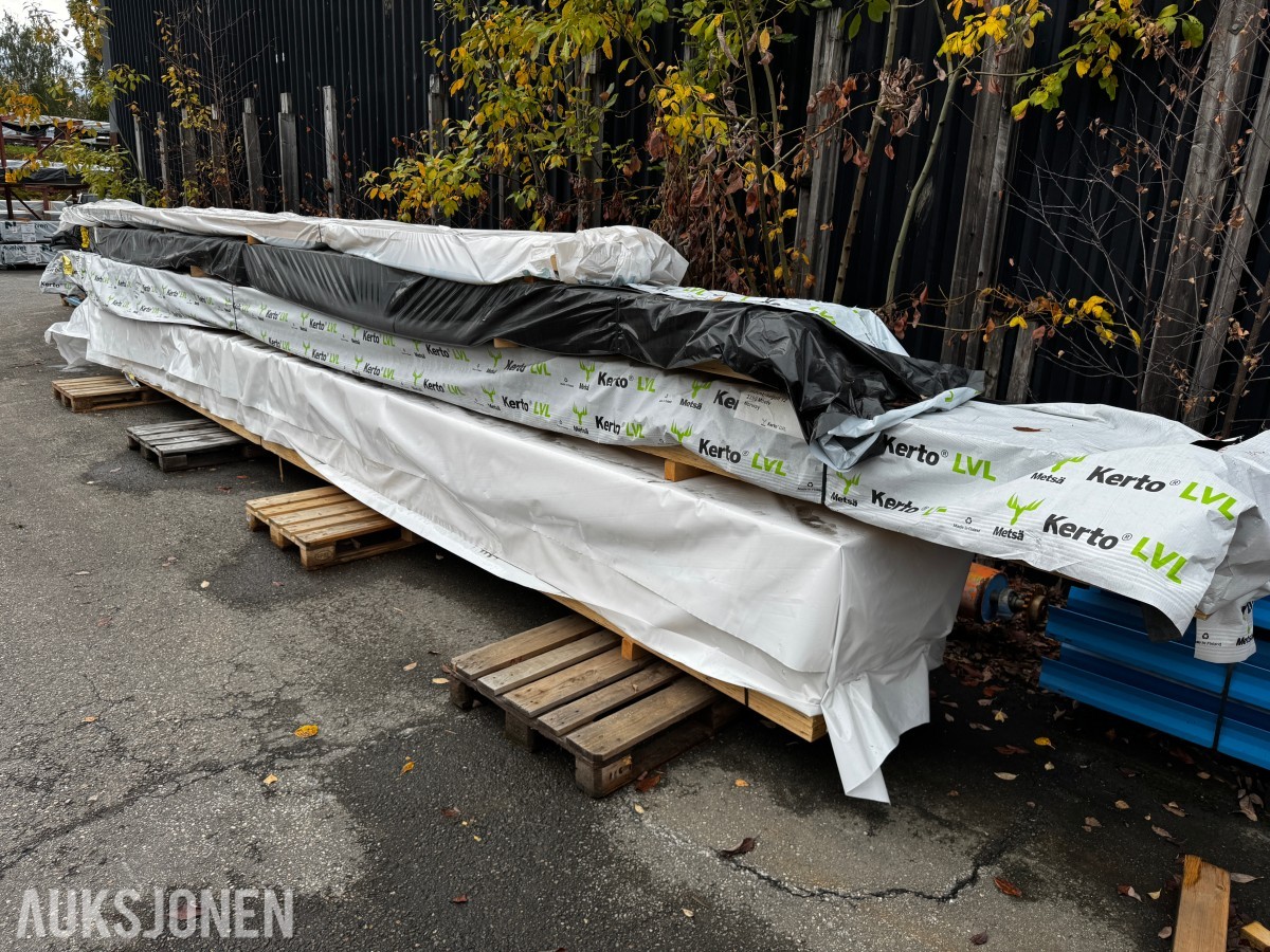 4 pakker Kerto bjelker i lange lengder