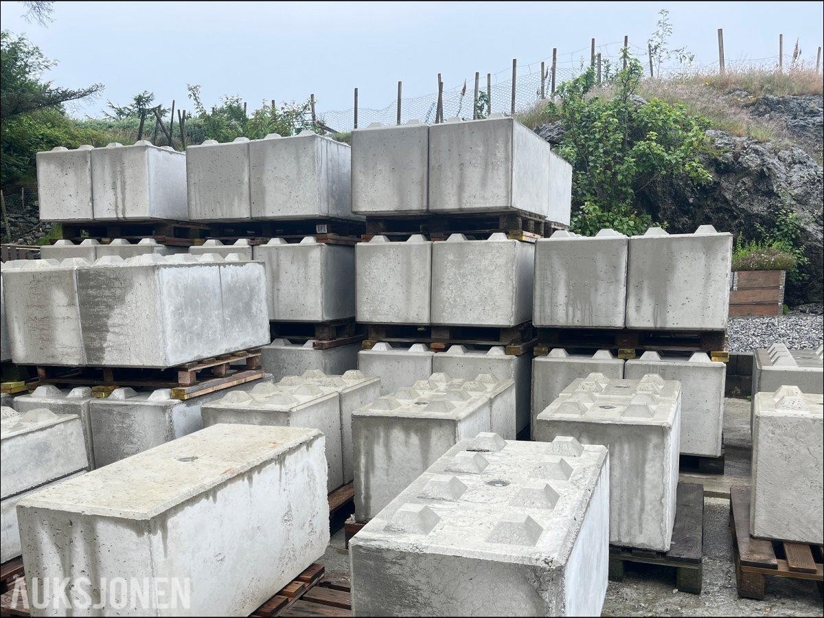 10 STK BETONGBLOKKER 1200x600. PRODUSERT 2026