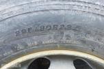 8 stk. Bridgestone RW-Drive 295/80R22.5 152/148M, M+S, på stålfelg