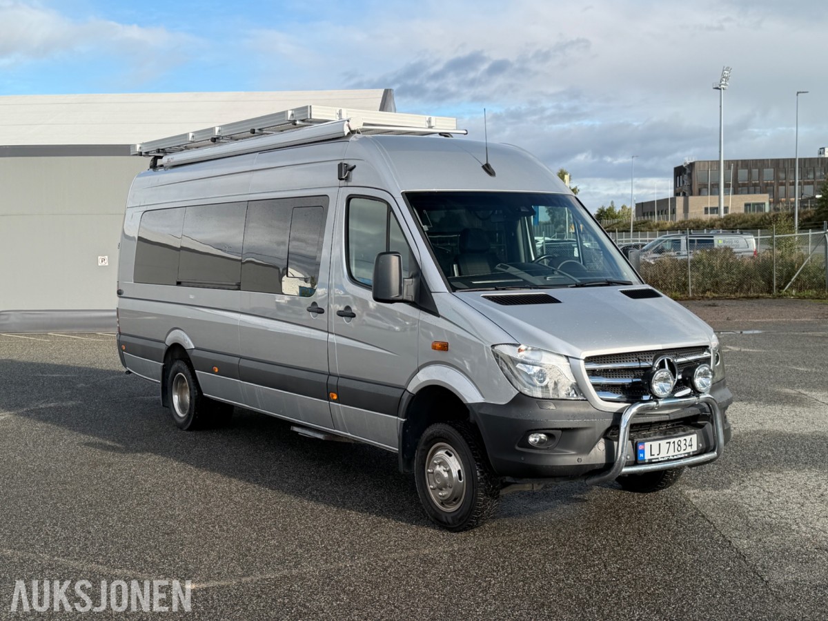 2018 MERCEDES-BENZ SPRINTER, 519CDI 3.0-190 D 4X4, JAKTBIL/CAMPER, 59496KM