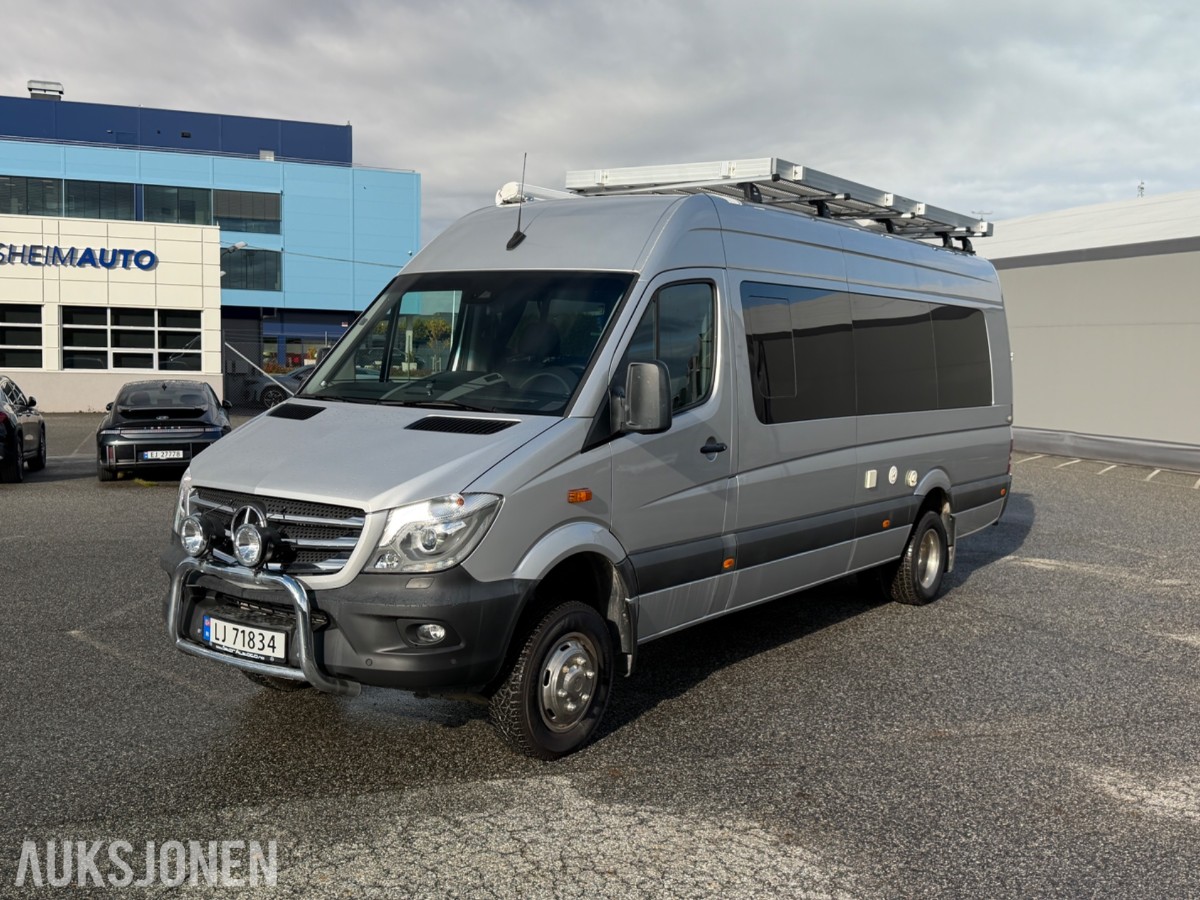 2018 MERCEDES-BENZ SPRINTER, 519CDI 3.0-190 D 4X4, JAKTBIL/CAMPER, 59496KM