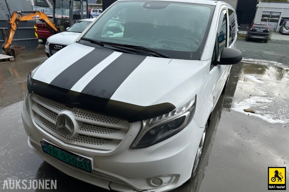 2018 Mercedes-Benz Vito 163 HK A2 4MATIC AUT HENGERFESTE LED VARMER 