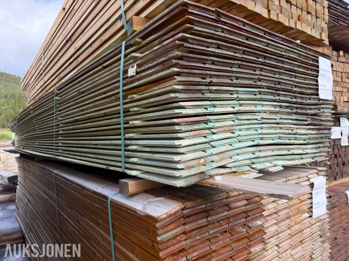 19 x 148 mm. Dobbeltfals Kledning 28 grader. Saltutslag