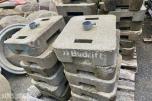 Parti 21 stk betongfundamenter - ballastblokker for byggegjerder