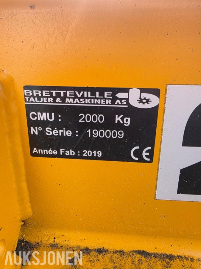 2019 Bretteville portalkran 2000 kg CMU 2000kg