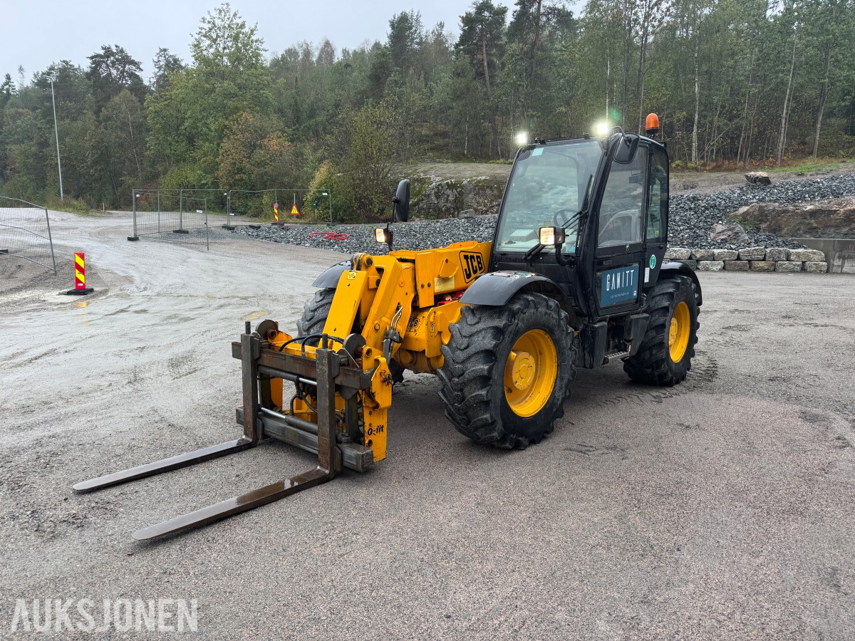 2002 JCB 530-70 Super teleskoptruck, pallegafler, 2 skuffer