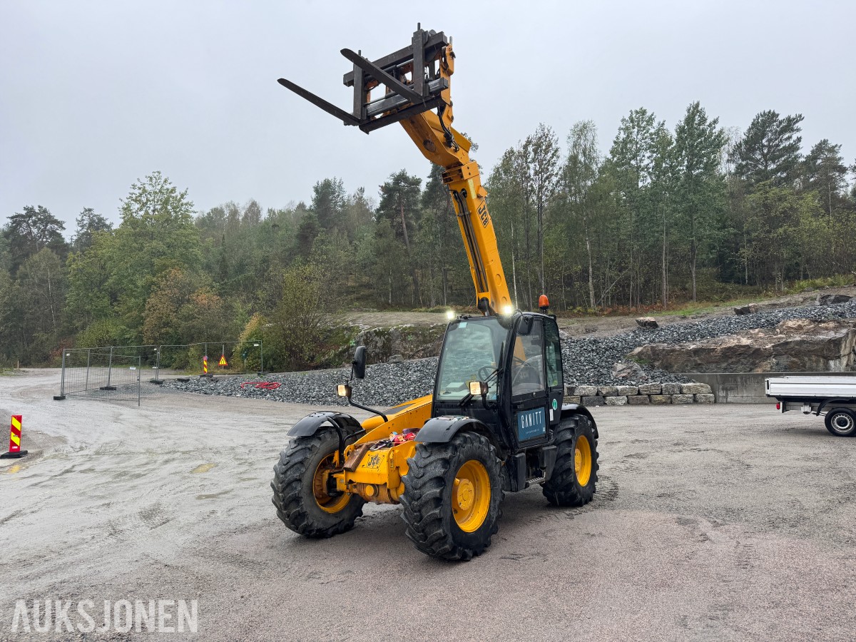 2002 JCB 530-70 Super teleskoptruck, pallegafler, 2 skuffer