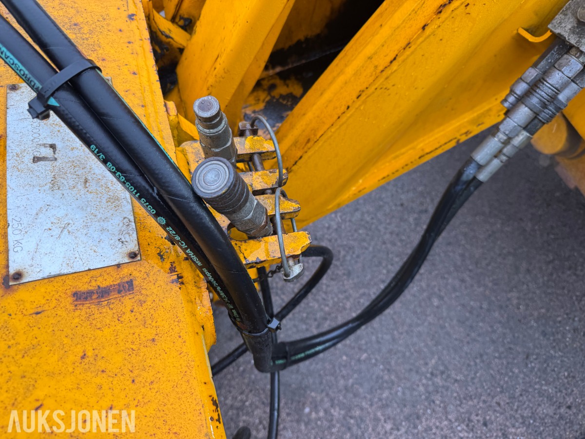 2002 JCB 530-70 Super teleskoptruck, pallegafler, 2 skuffer