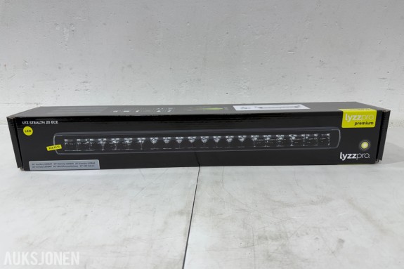6 stk Lyzzpro Premium LYZ Stealth 20 ECE LED-bar 105 W