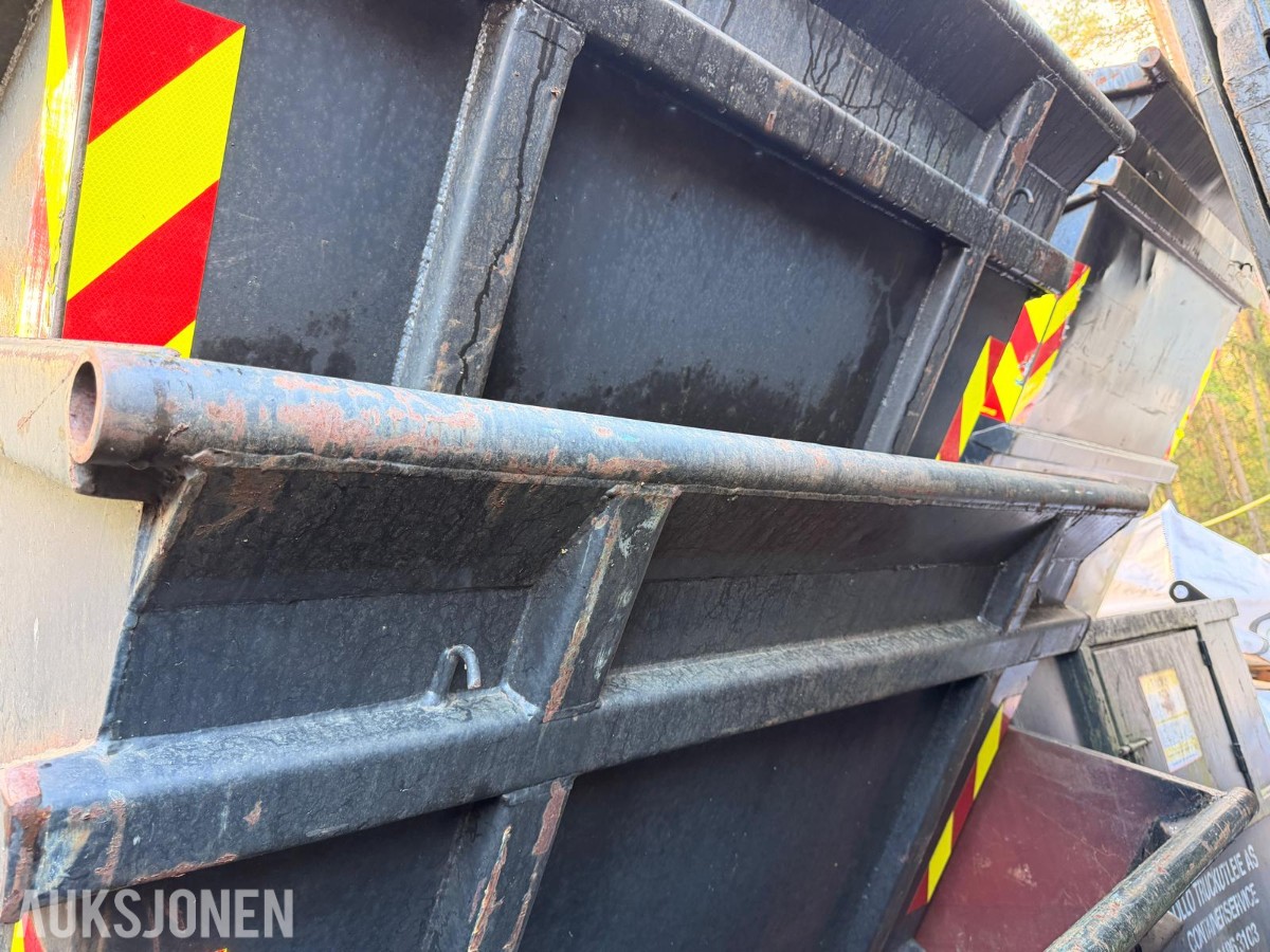 3 stk. KOMBI 10 m³ åpne containere