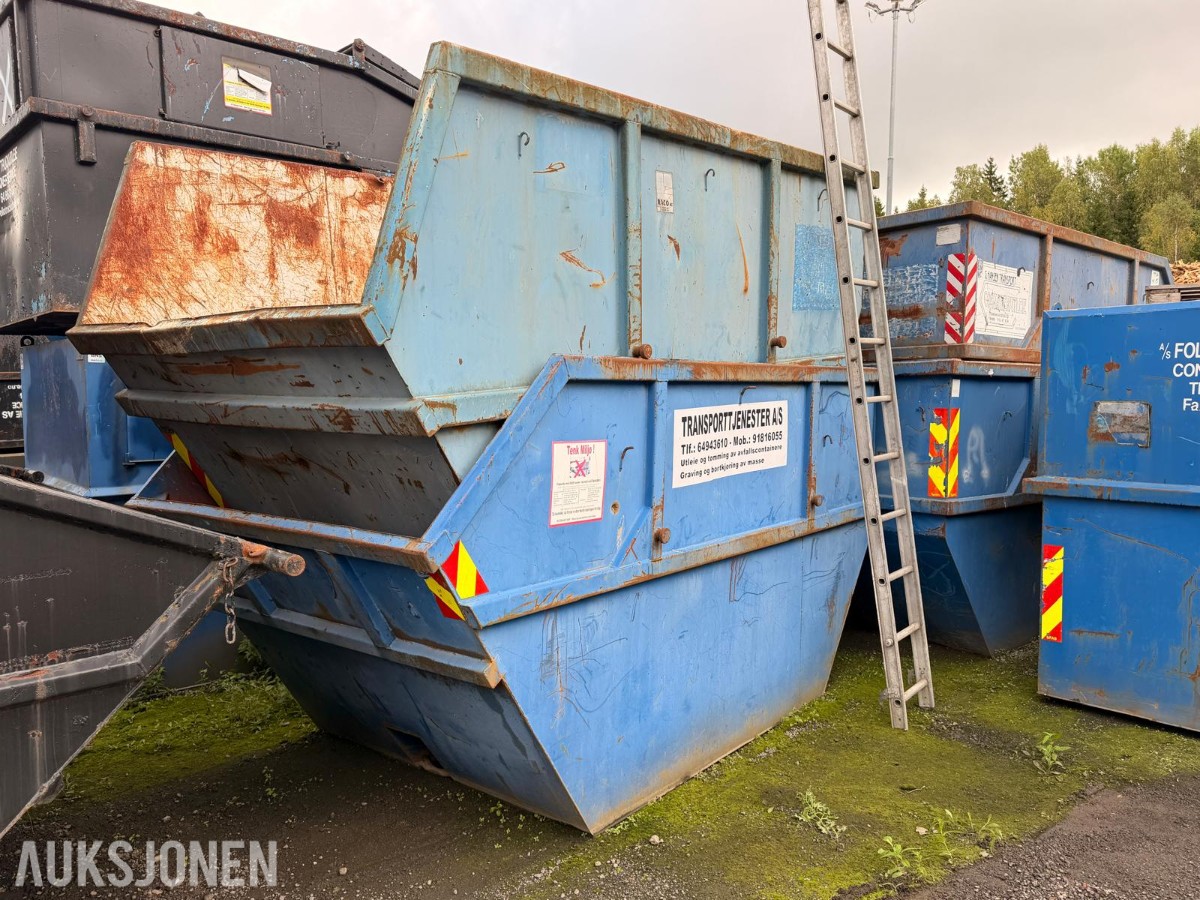3 stk. KOMBI 10 m³ åpne containere