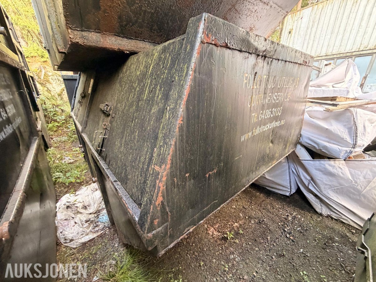 2 stk. 10 fots lukkede containere