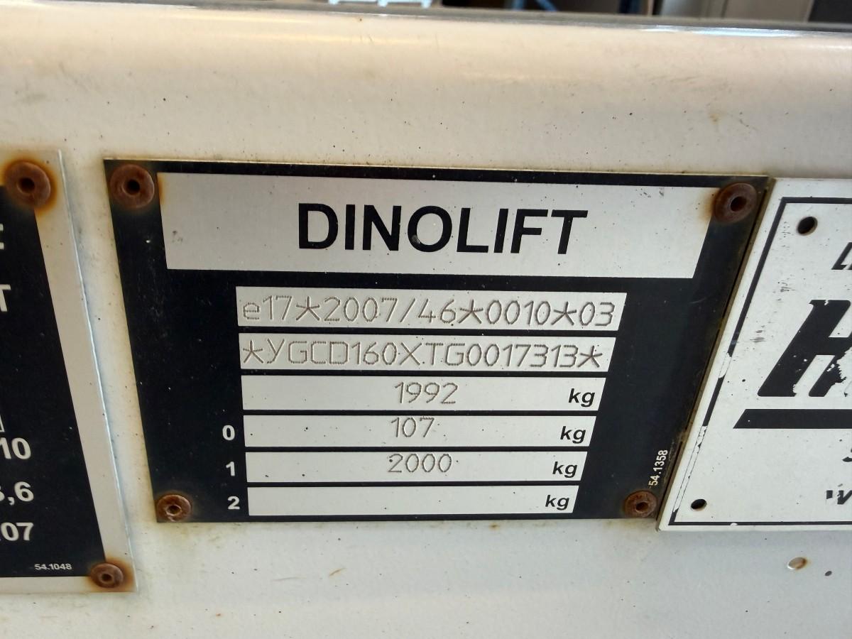 2016 Dino 160 XT-2 bomlift, 2532 t, reparasjonsobjekt