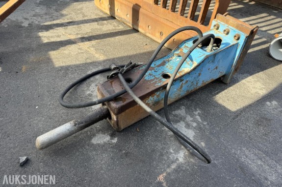 Krupp hydraulisk pigghammer / ca 200 kg 