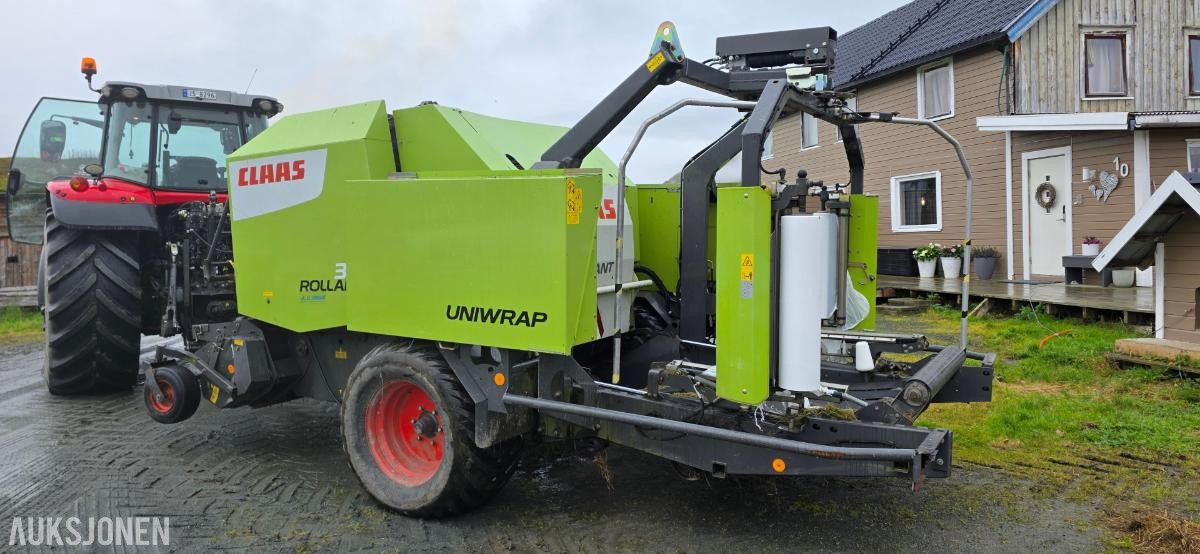 2013 Claas Rollant 375 UniWrap rundballepresse, 722 t, 11 502 baller