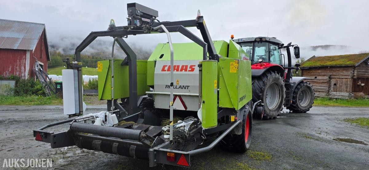 2013 Claas Rollant 375 UniWrap rundballepresse, 722 t, 11 502 baller