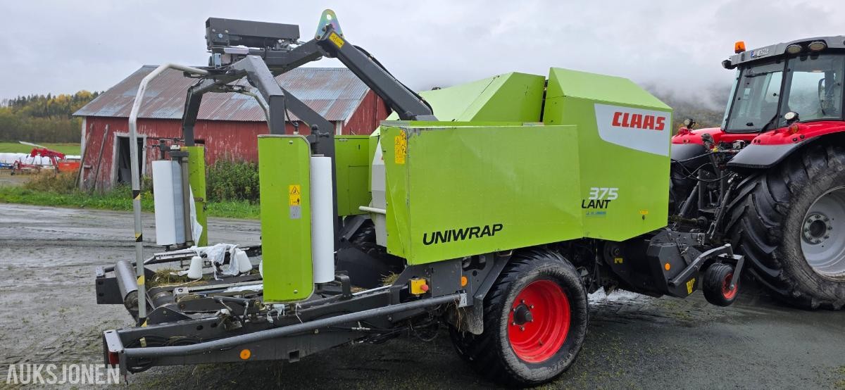 2013 Claas Rollant 375 UniWrap rundballepresse, 722 t, 11 502 baller