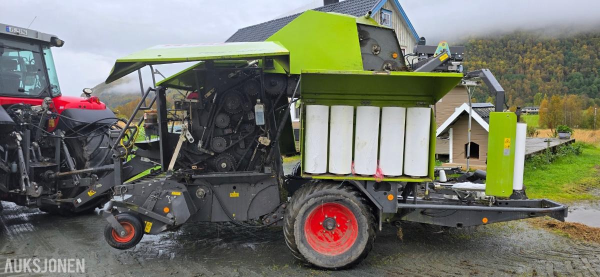 2013 Claas Rollant 375 UniWrap rundballepresse, 722 t, 11 502 baller