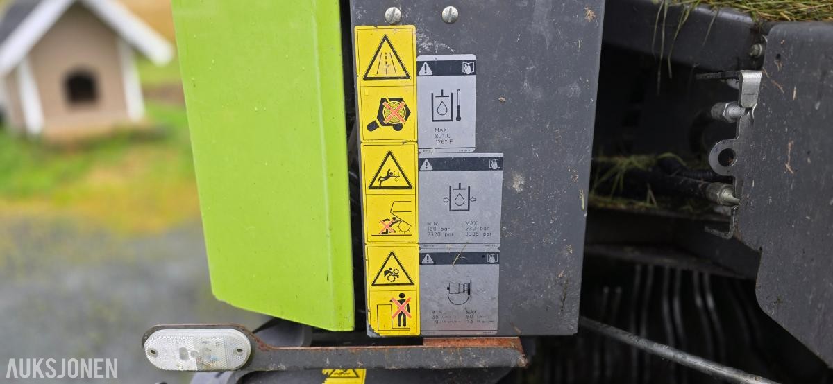 2013 Claas Rollant 375 UniWrap rundballepresse, 722 t, 11 502 baller