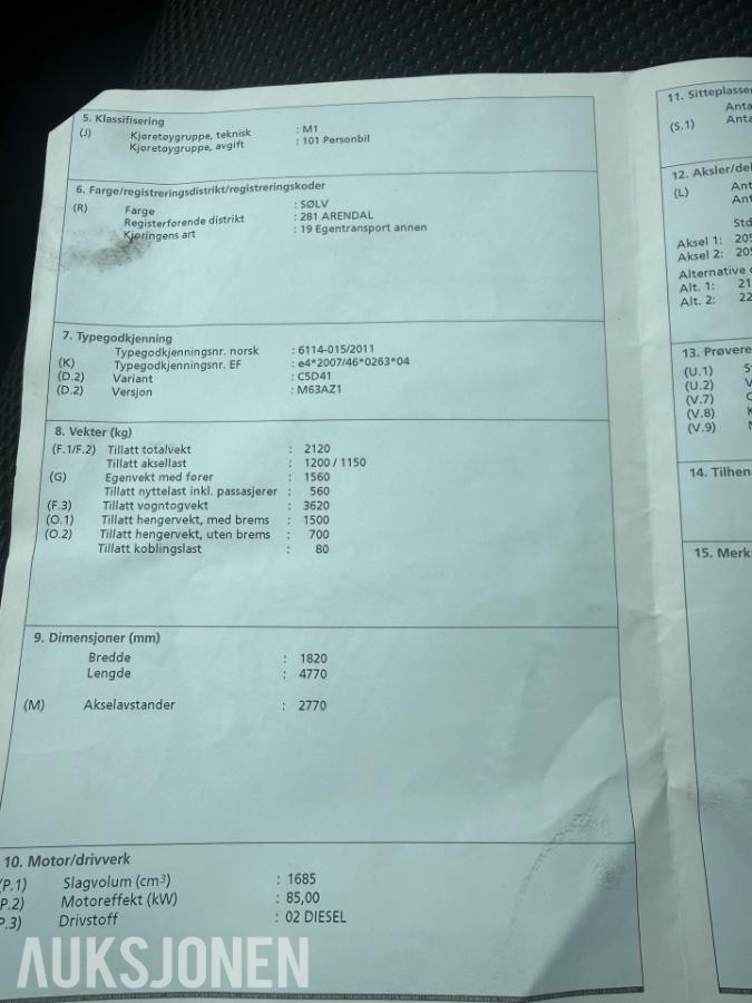2012 Hyundai i40 1.7 116hk  manuell 