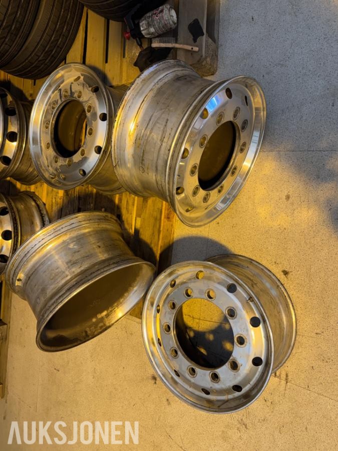 Alcoa 22.5X11.75-120 aluminiums felger / 4 stk