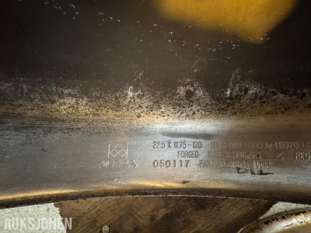 Alcoa 22.5X11.75-120 aluminiums felger / 4 stk