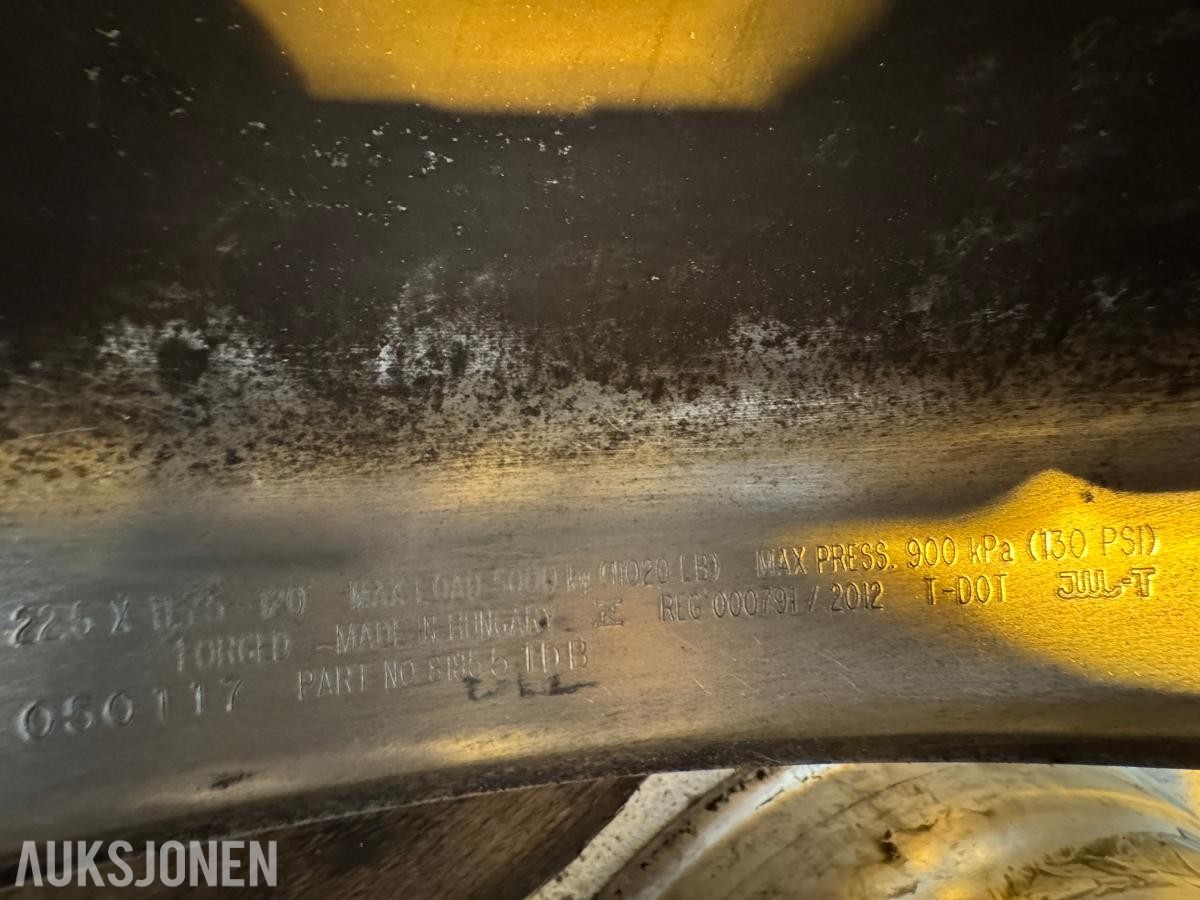 Alcoa 22.5X11.75-120 aluminiums felger / 4 stk
