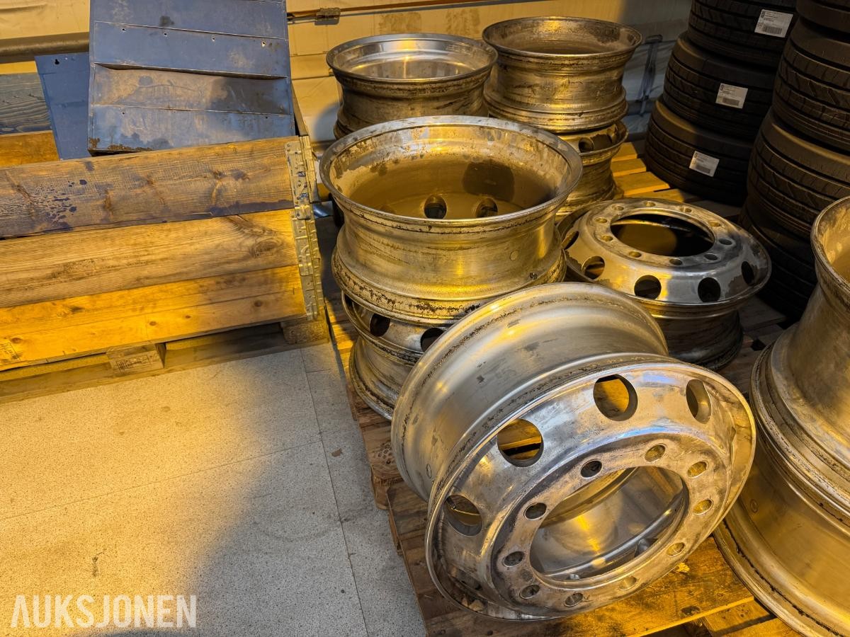 Alcoa 22.5x9.00-176 aluminiums felger / 8 stk