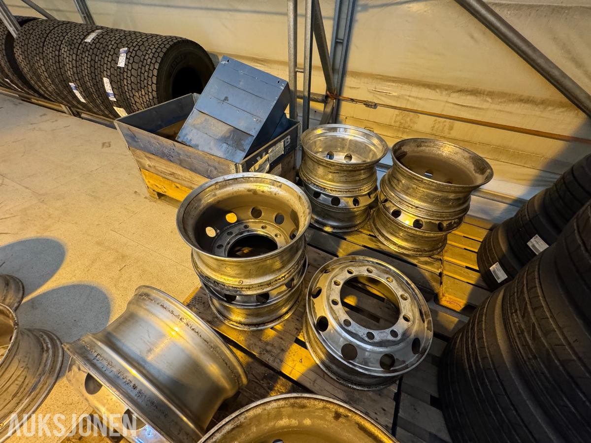 Alcoa 22.5x9.00-176 aluminiums felger / 8 stk