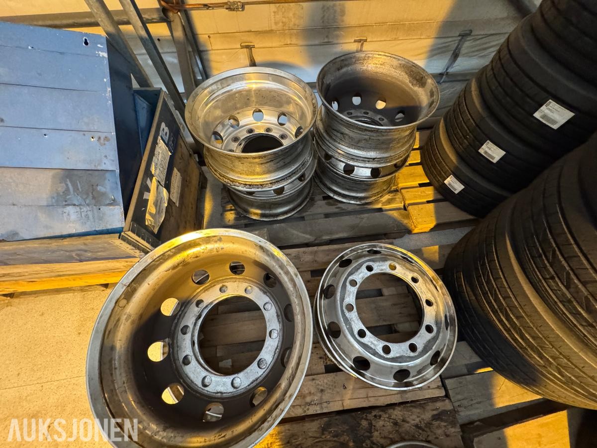 Alcoa 22.5x9.00-176 aluminiums felger / 8 stk