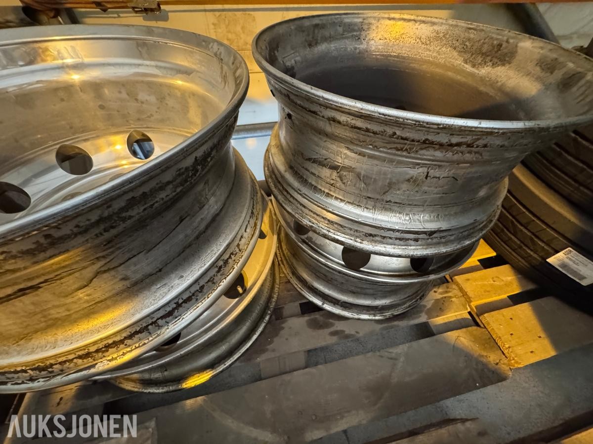 Alcoa 22.5x9.00-176 aluminiums felger / 8 stk