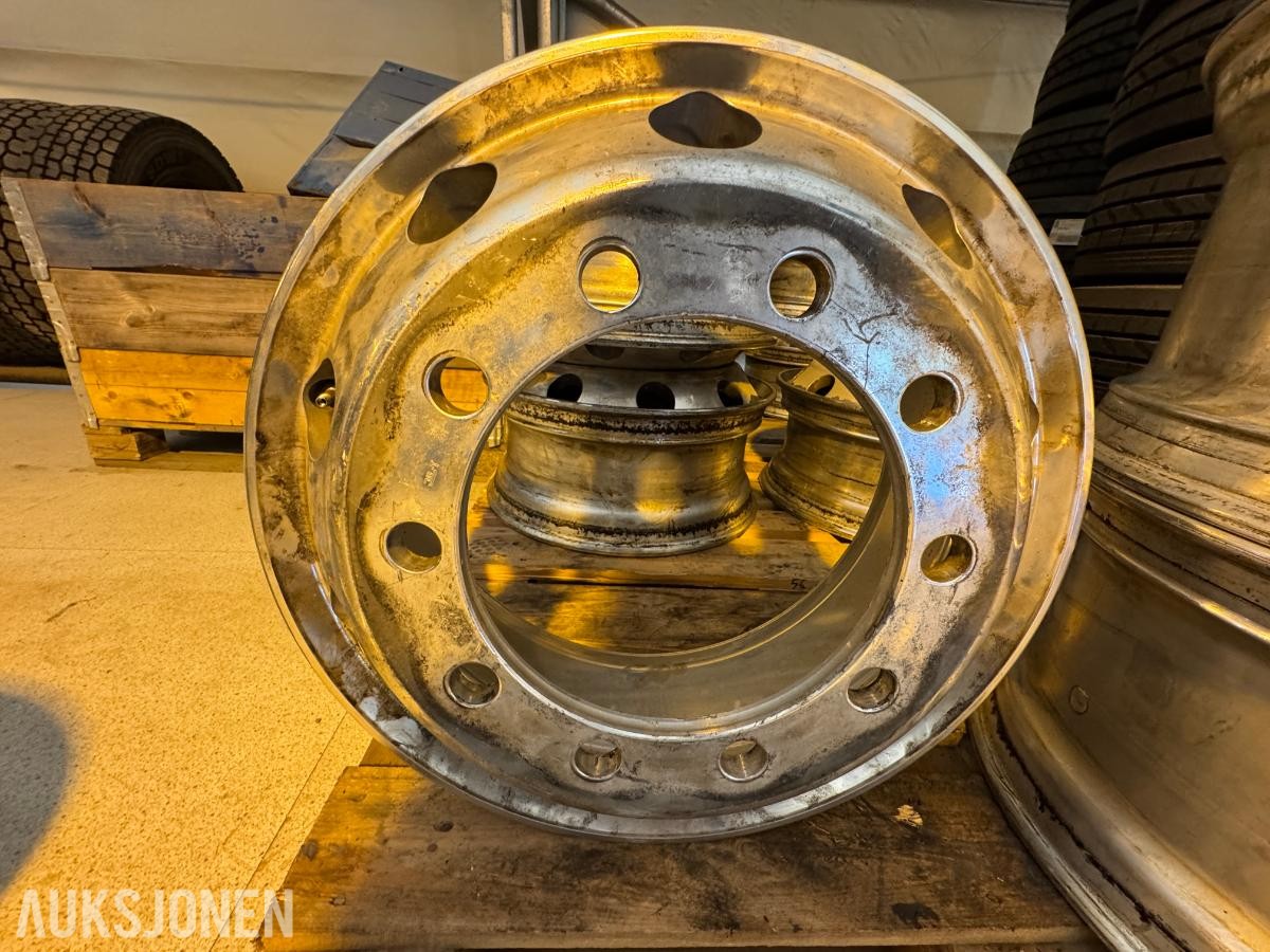 Alcoa 22.5x9.00-176 aluminiums felger / 8 stk