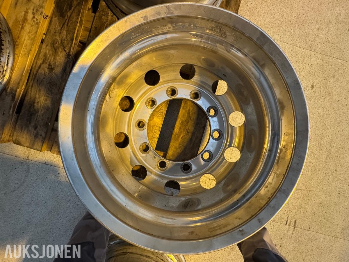 Alcoa 22.5x9.00-176 aluminiums felger / 8 stk