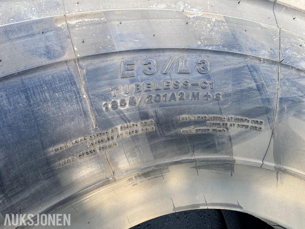 Techking Mate E3L3 / 23.5R25 dekk / 6stk / ubrukt