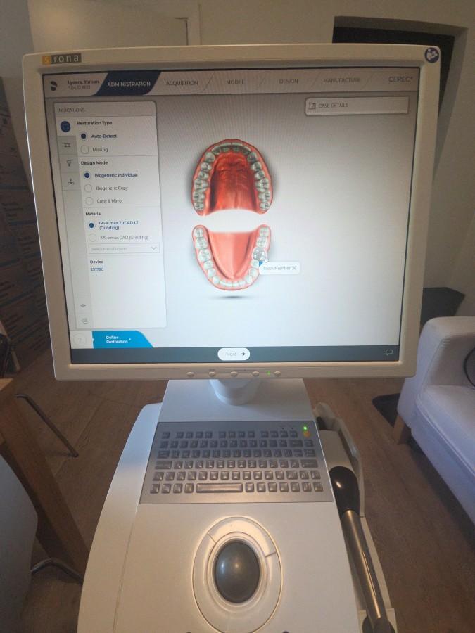 Sirona CEREC AC dental CAD/CAM skanner med intraoral kamera
