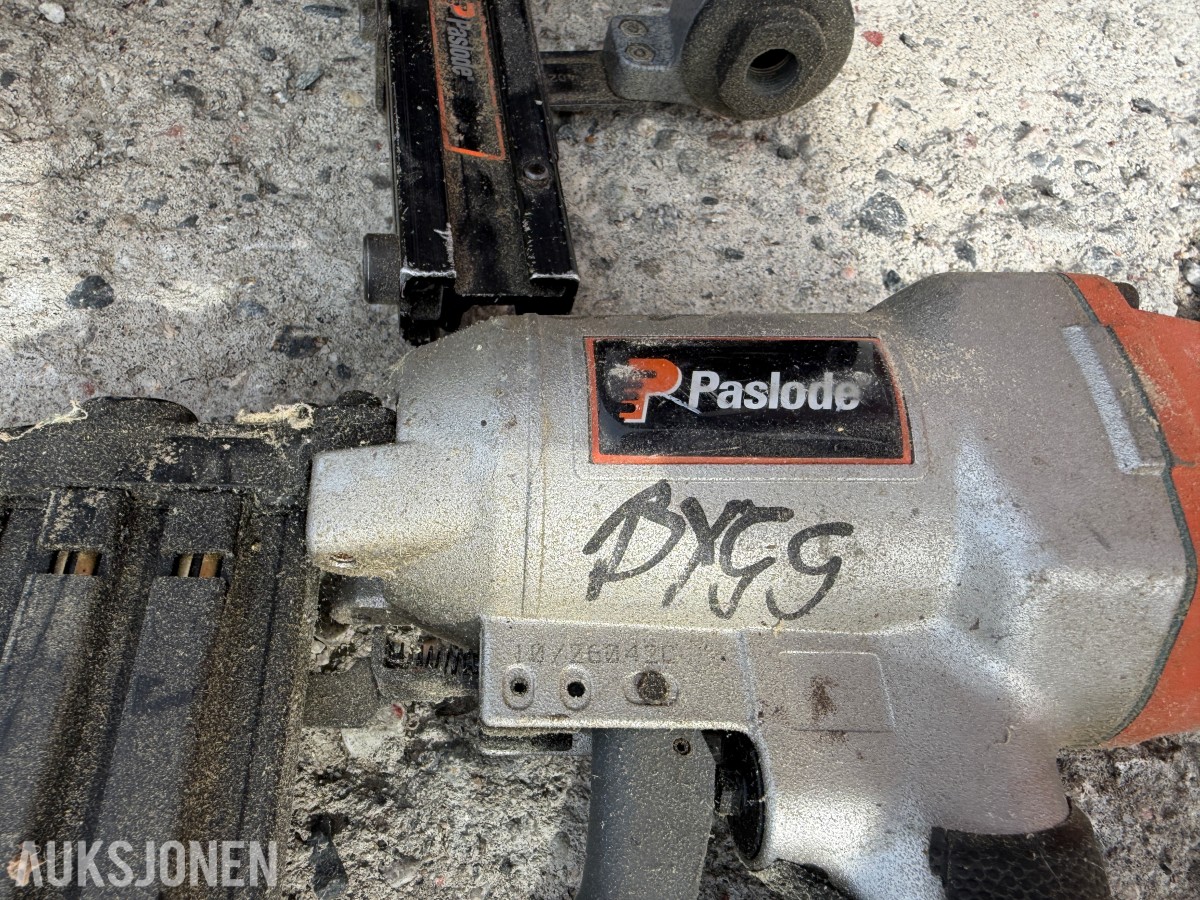 Verktøypakke - DeWalt/Paslode/Black&decker/Ryobi Bajonettsag, 2x spiker/krampepistoler, 2xløvblåsere