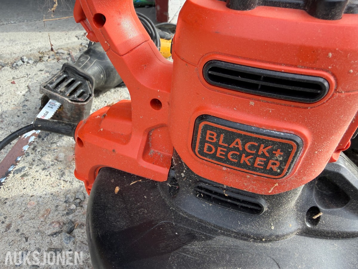 Verktøypakke - DeWalt/Paslode/Black&decker/Ryobi Bajonettsag, 2x spiker/krampepistoler, 2xløvblåsere