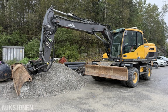 2016 Volvo EW140D - Hjulgraver - Steelwrist X18 tiltrotator - pusseskuff - graveskuff
