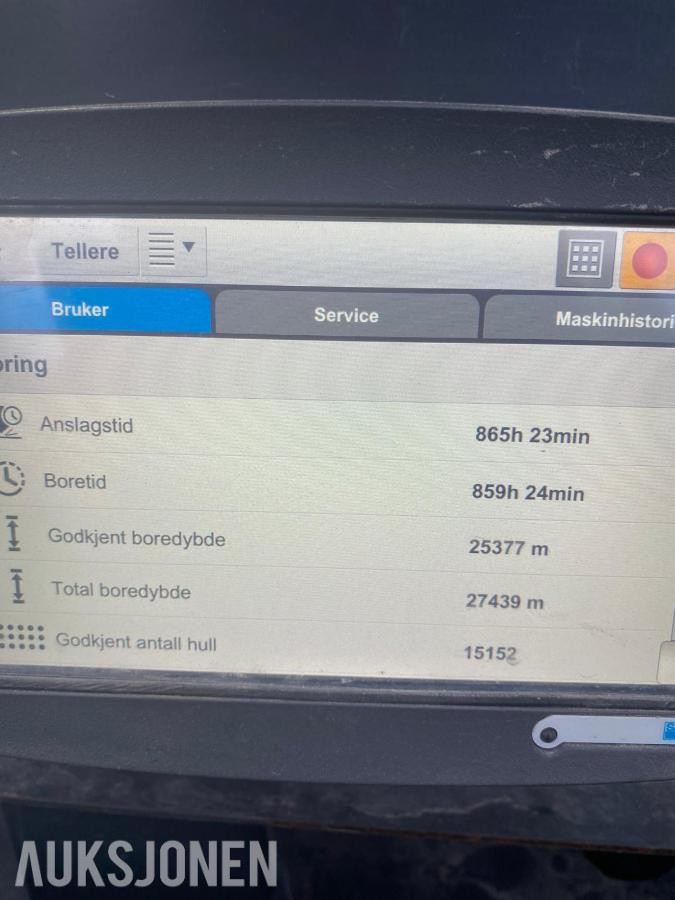 2020 Sandvik Commando DC130Ri borerigg, 2218 t, sentralsmøring, vinsj