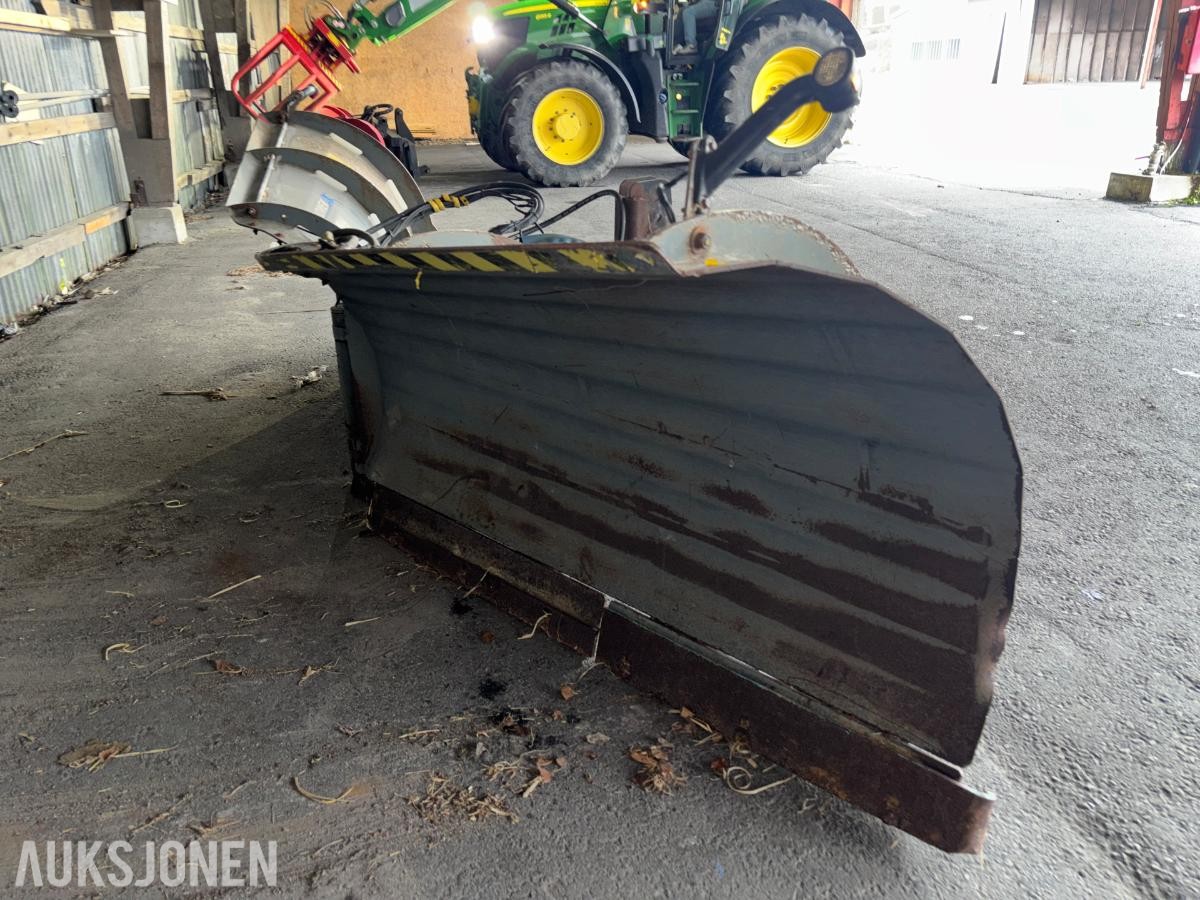 Snowek hydraulisk V-plog - 366 cm bredde, 3-punkt og Trima-feste
