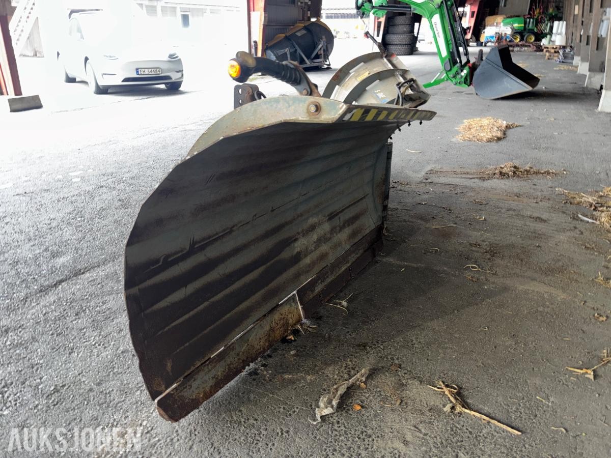 Snowek hydraulisk V-plog - 366 cm bredde, 3-punkt og Trima-feste