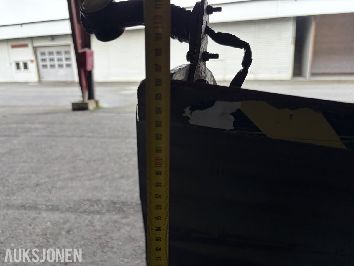 Snowek hydraulisk V-plog - 366 cm bredde, 3-punkt og Trima-feste
