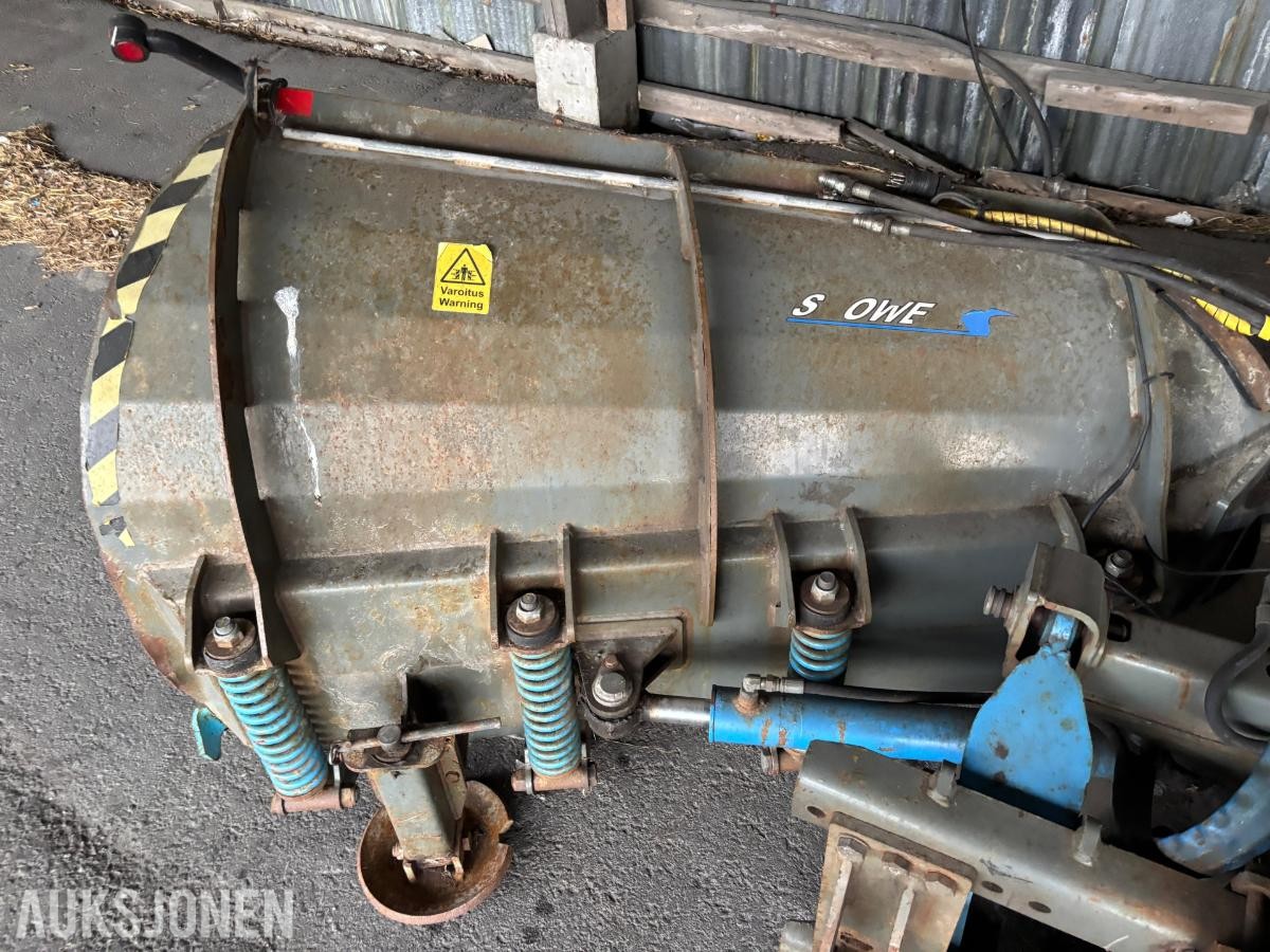 Snowek hydraulisk V-plog - 366 cm bredde, 3-punkt og Trima-feste
