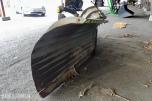 Snowek hydraulisk V-plog - 366 cm bredde, 3-punkt og Trima-feste