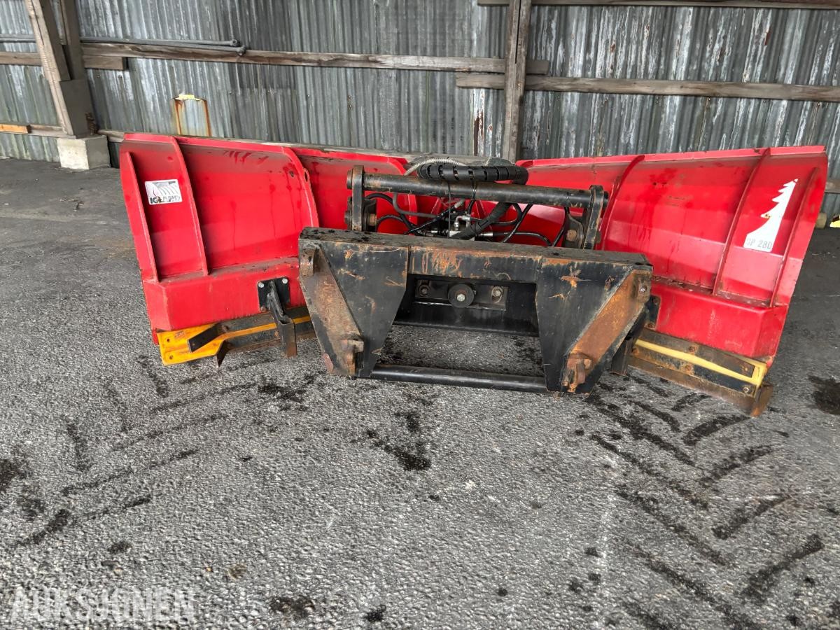 Igland SP 280 hydraulisk V-plog - Flytramme - Euro/Sms Feste