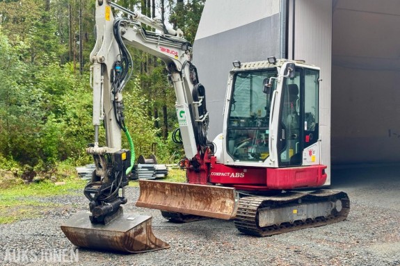 2021 Takeuchi TB257FR Gravemaskin - Tiltrotator - Pusseskuffe - Bunkringspumpe - Flyttbar bom - Sentralsmøring - Timer: 1056