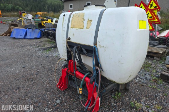 Vann tank 700 L HMV ramme/feste